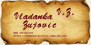 Vladanka Žujović vizit kartica